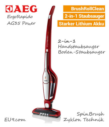 AEG ErgoRapido AG35 Power Akku-Staubsauger