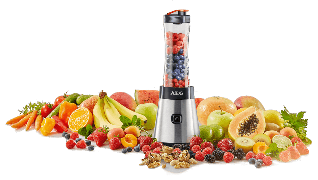 AEG SB2500 Smoothie Mixer mit Früchten