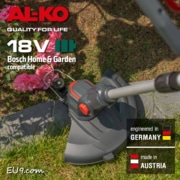 AL-KO GT 1825 Akku-Trimmer Rasenmähen EU9