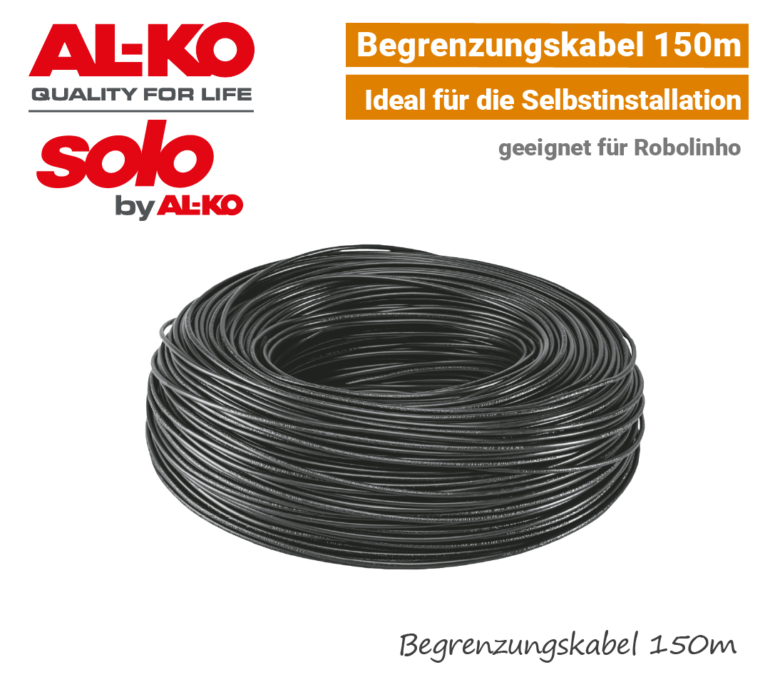 ALKO-SOLO Begrenzungskabel Begrenzungsdraht 150m Robolinho EU9