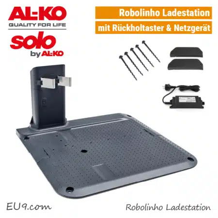 ALKO SOLO Ladestation Basisstation Dockingstation Netzgerät Robolinho EU9