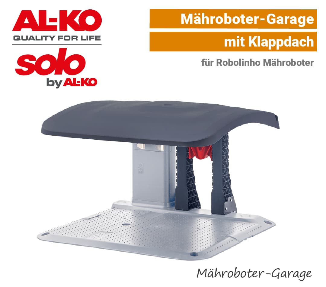 ALKO SOLO Mähroboter Garage Dach Robolinho EU9