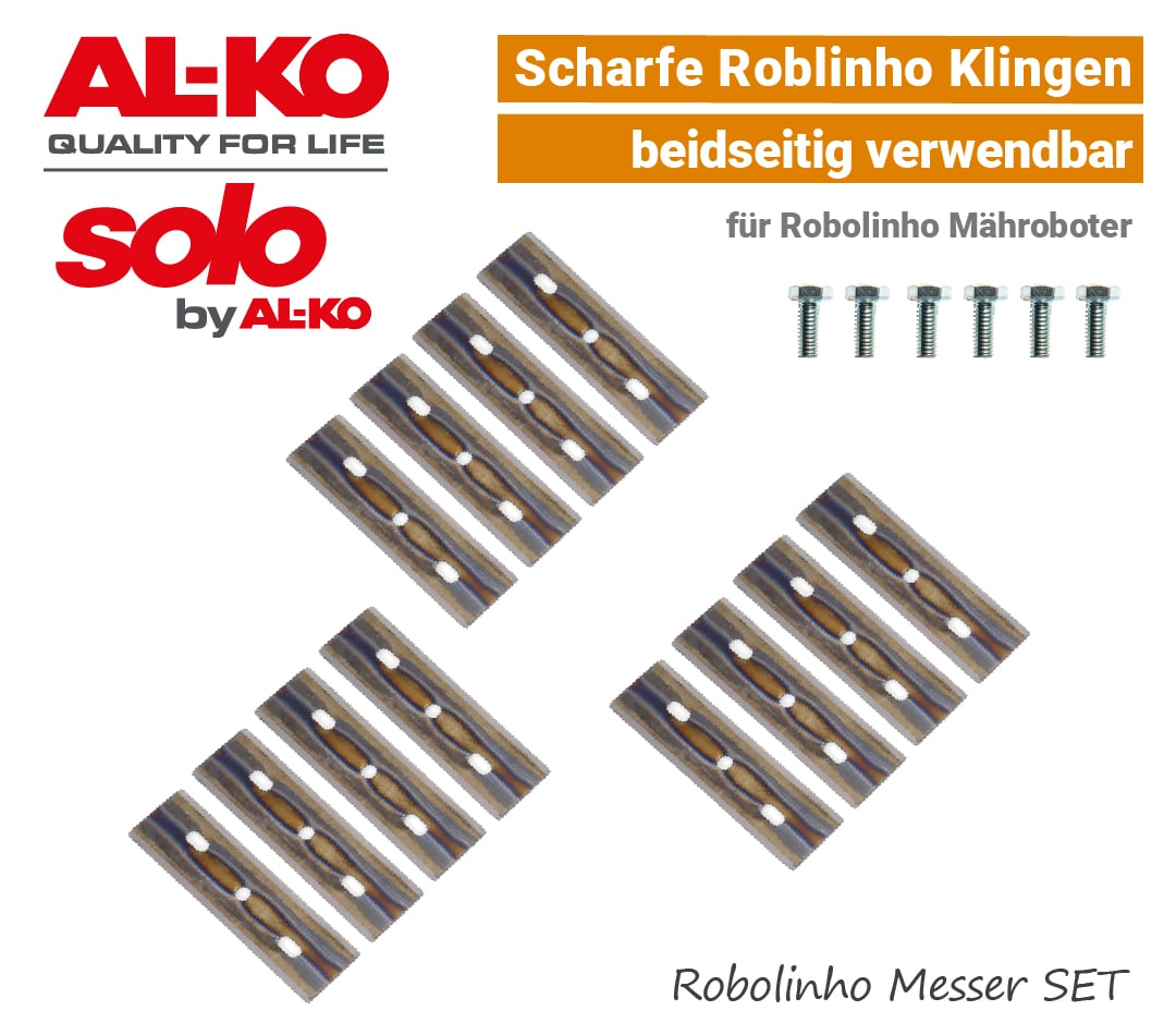 ALKO-SOLO Messer Klingen SET Robolinho Maehroboter GEN III EU9