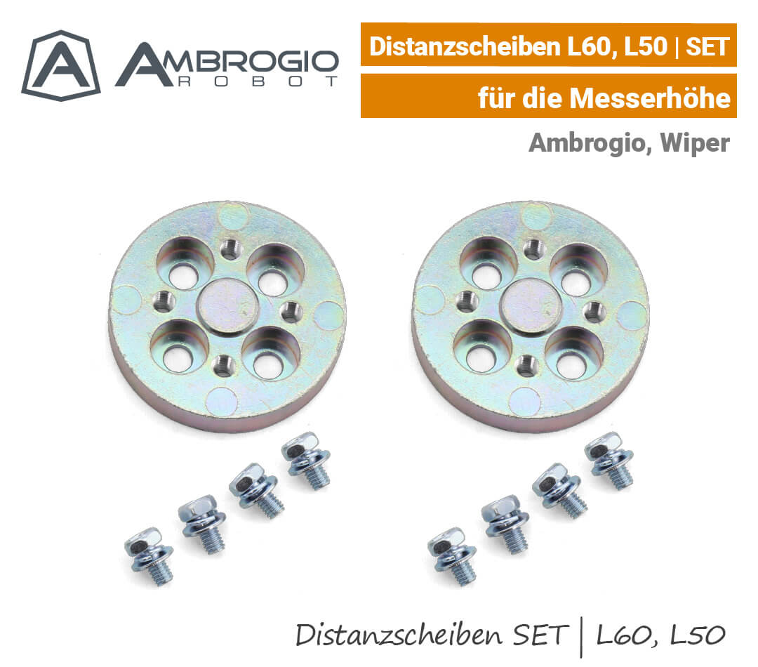 Ambrogio Distanzscheibe L60 L50 Wiper Blitz Messerhöhe EU9