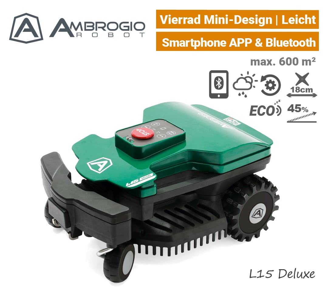 Ambrogio L15 Deluxe Fifteen Deluxe Mini-Mähroboter EU9