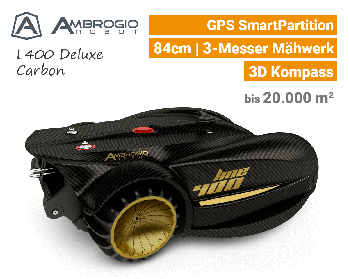 Ambrogio L400 Deluxe Rasenroboter-Mähroboter EU9