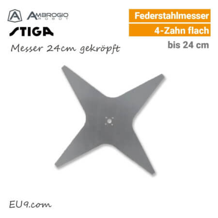 Ambrogio Messer 24cm gekroepft Mähroboter EU9