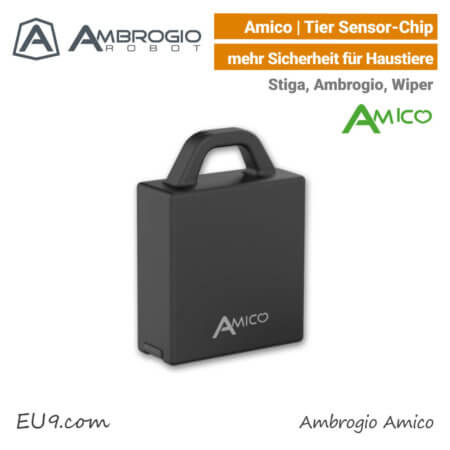 Ambrogio Stiga Amico Tier-Schutz Chip mehr Sicherheit für Haustiere EU9