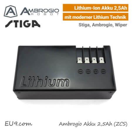 Ambrogio Stiga Wiper Akku 2,5Ah Lithium-Ion EU9