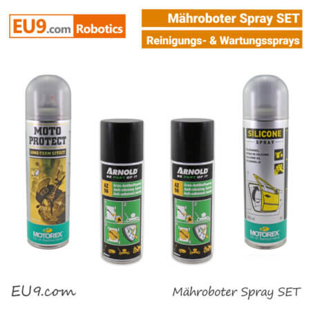 Arnold Motorex Mähroboter Wartung- Serivice- Reinigungs- Spray SET