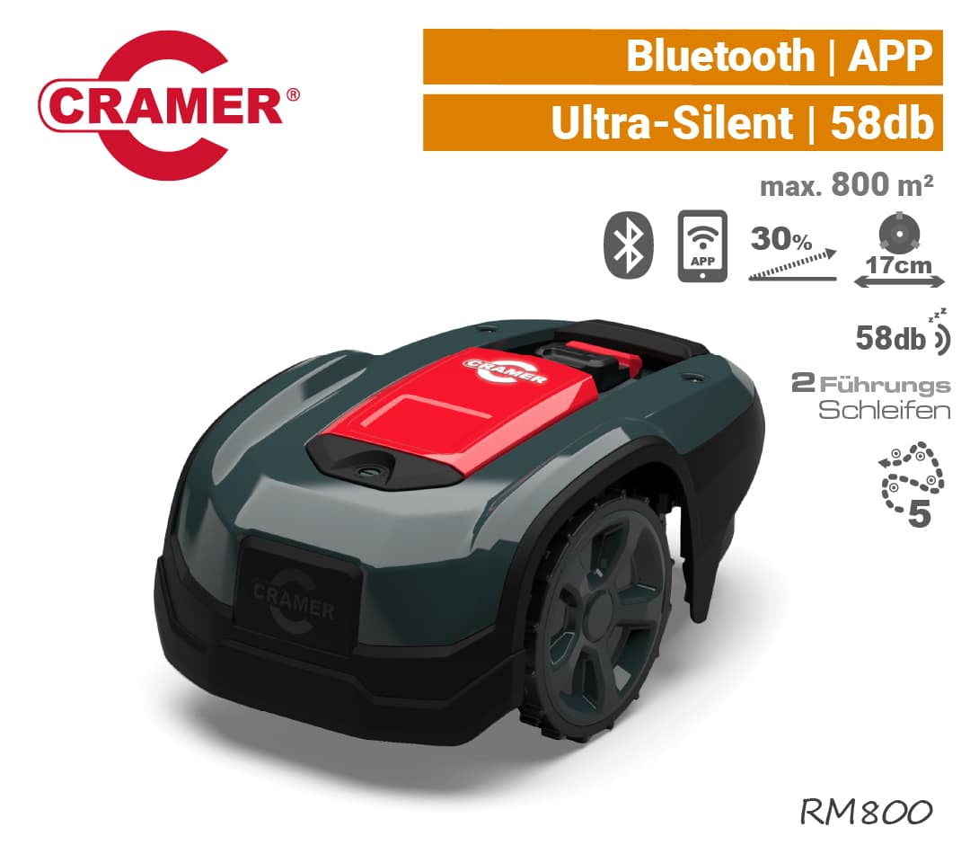 Cramer RM800 Mähroboter Rasenroboter RM 800 EU9