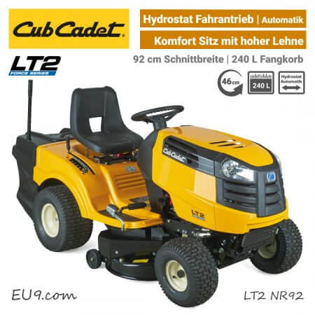 Cub Cadet LT2 NR92 Hydrostat Rasentraktor EU9