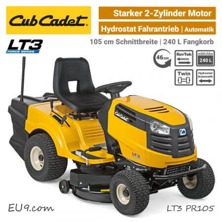 Cub Cadet LT3 PR105 2-Zylinder Rasentraktor EU9