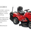 MTD Optima LN 200 H Hydrostat 2-Zylinder V-Twin Rasentraktor Aufsitzmäher mit Fangkorb EU9