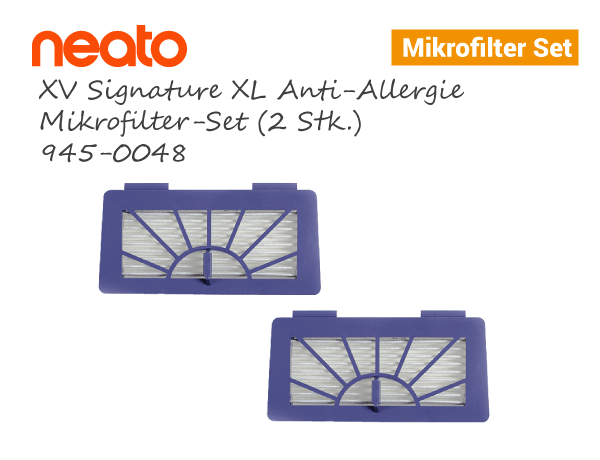 Neato XV Signature Anti-Allergie Mikrofilter-Set 2stk 945-0048