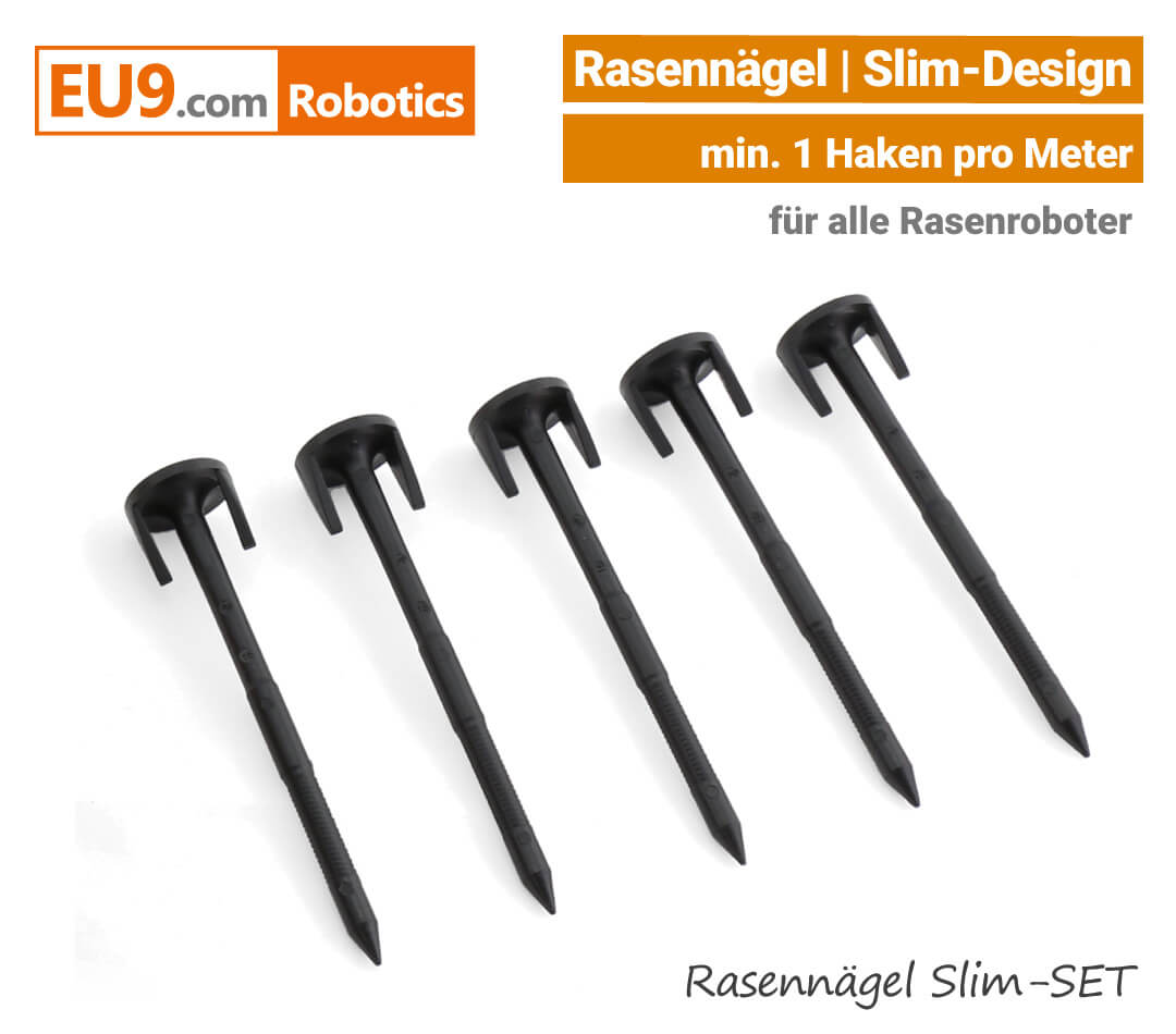 Rasennägel Slim Dünn Stihl Robomow Stiga Ambrogio Husqvarna Automower Mähroboter EU9