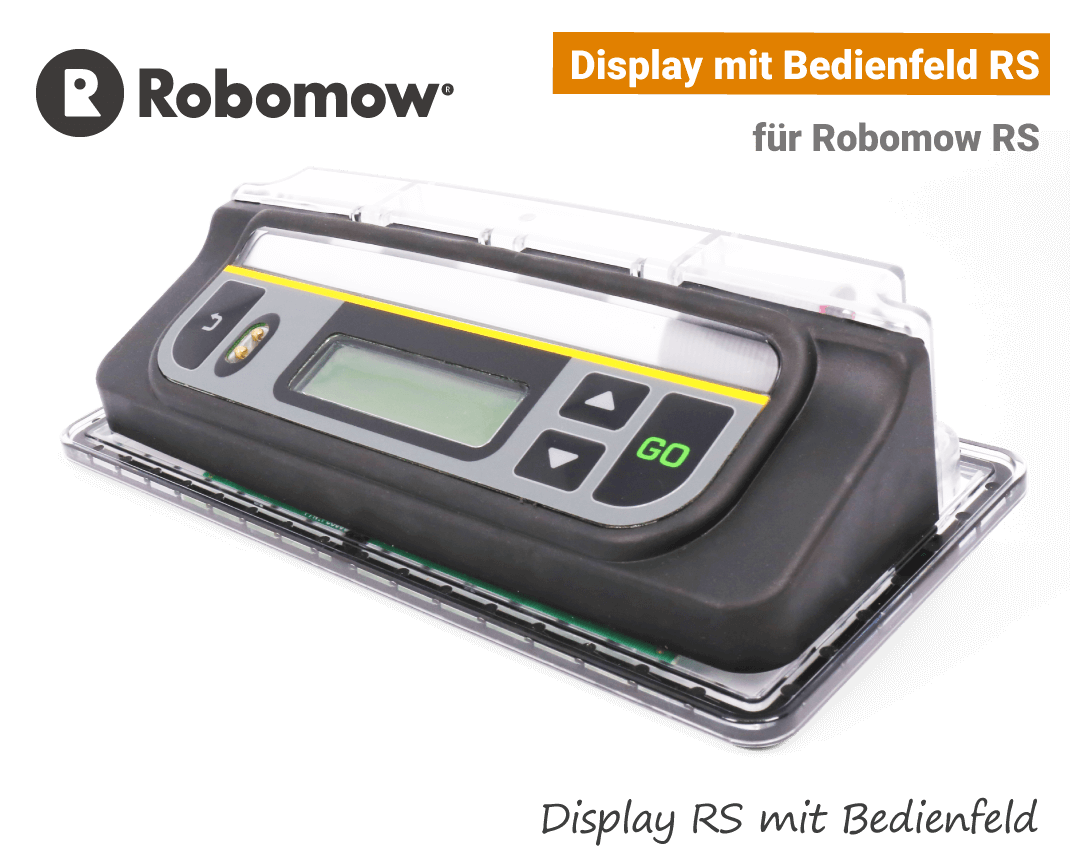 Robomow Display RS Bedienpanel Tasten Regensensor EU9