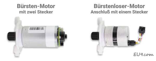 Robomow Mähmotor bürsten bürstenlos Vergleich RC MC RS MS EU9