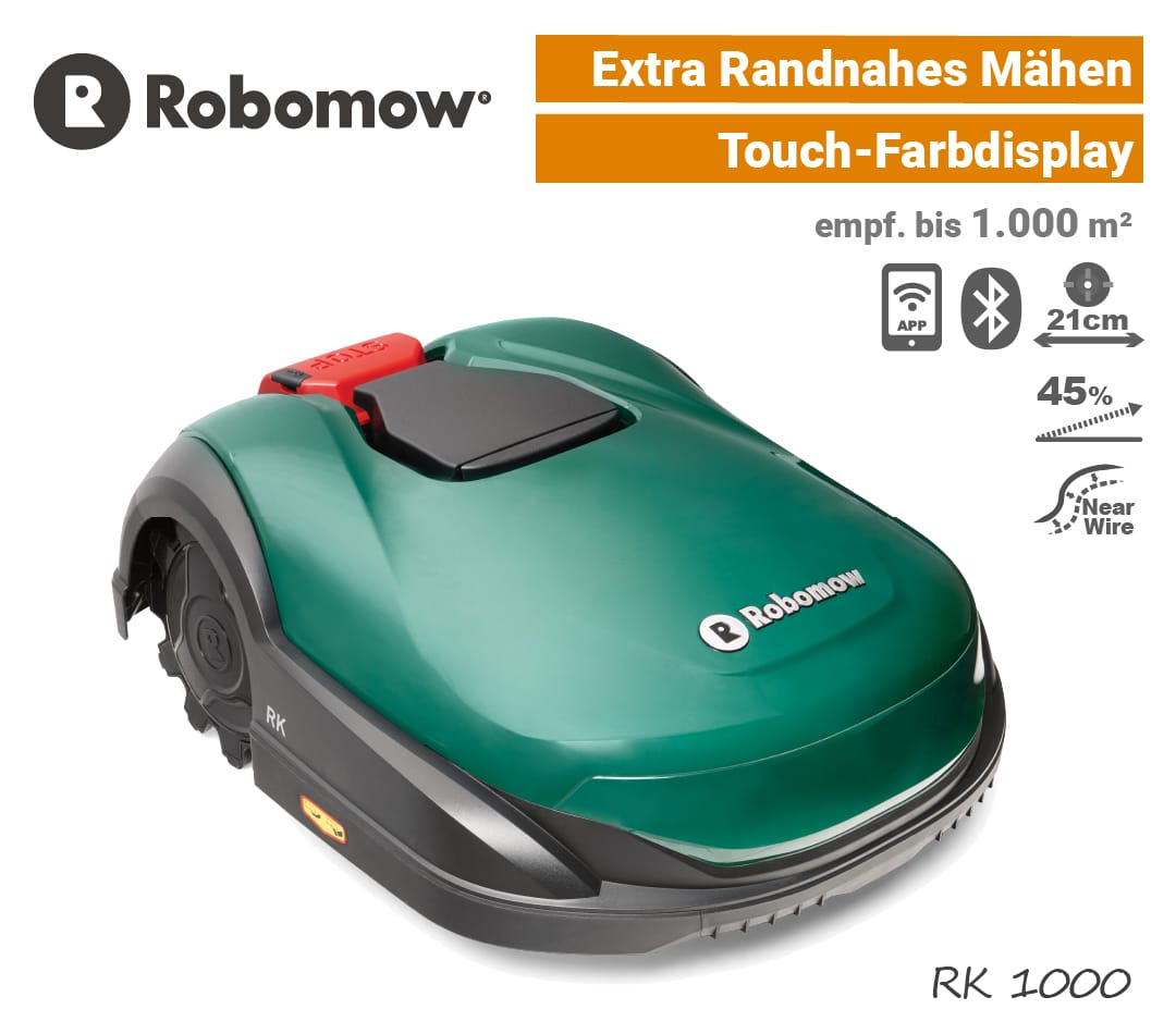 Robomow RK 1000 Mähroboter Rasenroboter EU9