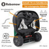 Robomow RS Mähdeck 56 cm Schnittbreite Randnahes-Mähen EU9