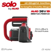 SOLO ALKO CS 4235 Akku-Kettensäge Akku-Motorsäge Akku-Anschluss EU9