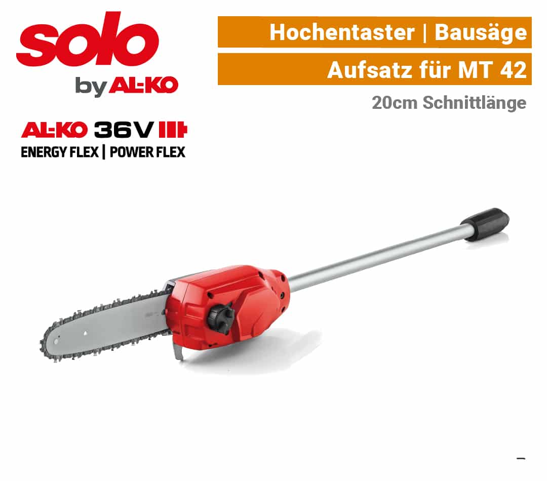 SOLO ALKO Hochentaster Baumsäge Kettensäge Aufsatz CSA 4220 MT 42 EU9