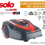 SOLO Robolinho 520 W ALKO Mähroboter Rasenroboter WiFi WLAN-Smarthome Rechts EU9