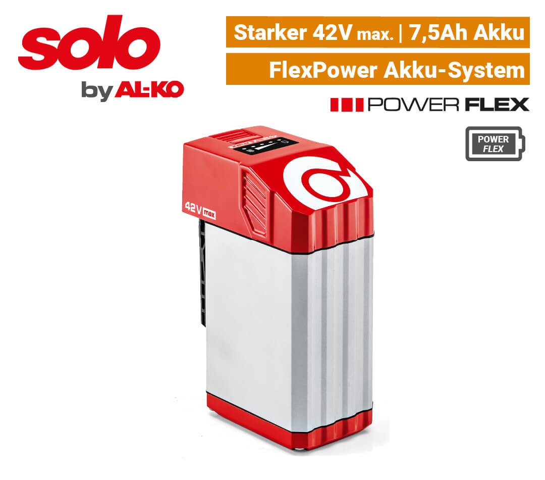 SOLO by Alko PowerFlex Akku 42V 7,5 Ah Li-Ion EU9