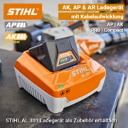 STIHL AK Akku mit AL301 Ladegerät Zubehör EU9