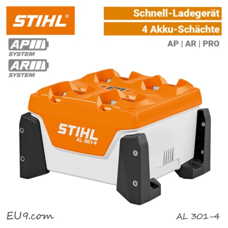 STIHL AL 301-4 Schnell-Ladegerät 4-Schächte AP AR PRO EU9