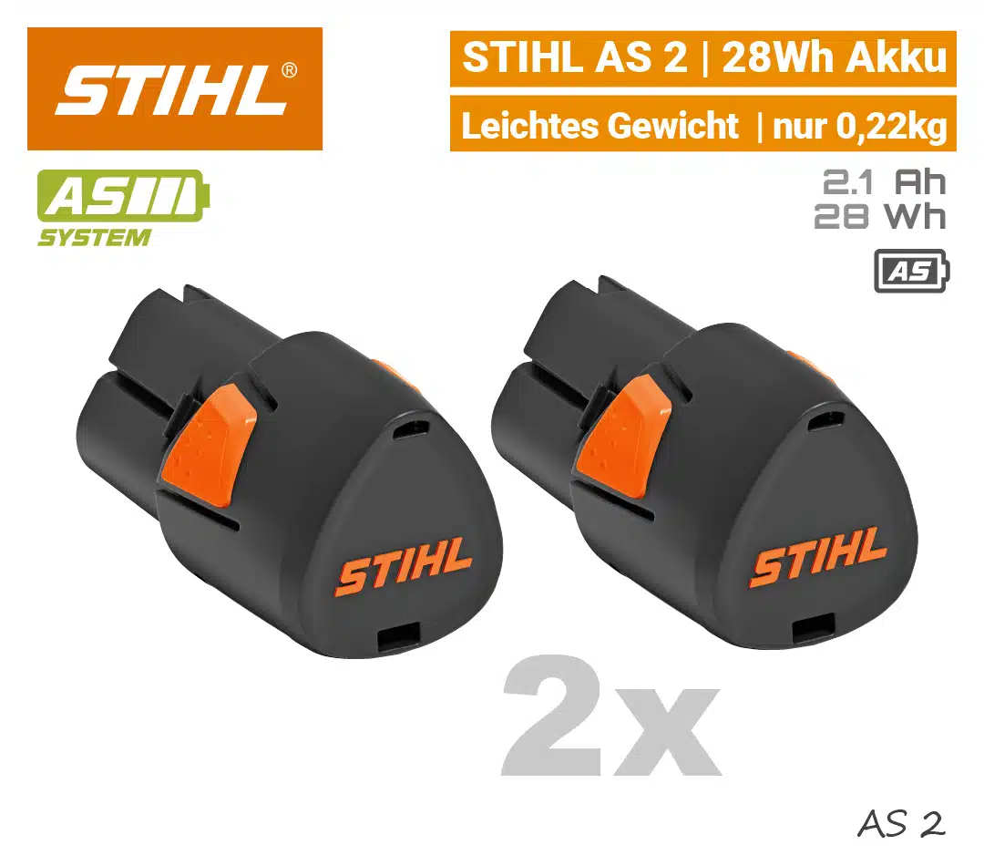 STIHL AS 2 Akku AS Akkusystem 2-Stk SET EU9