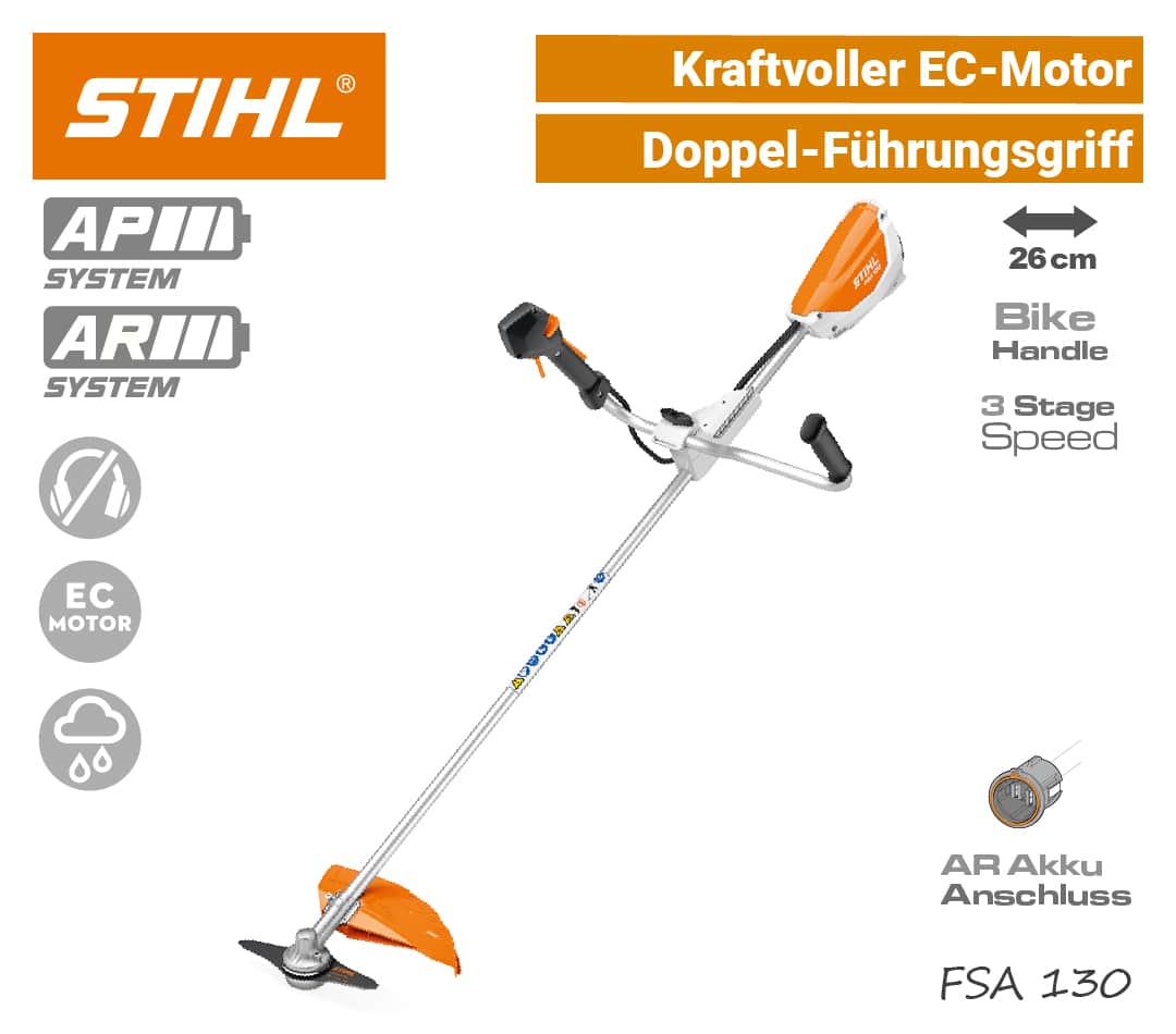 STIHL FSA 130 Akku-Freischneider Akku-Motorsense Akku-Trimmer AP AR PRO EU9