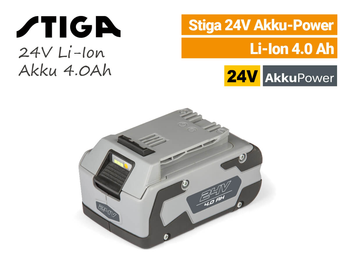 Stiga 24V Akku 4.0 Ah 24 Volt EU9