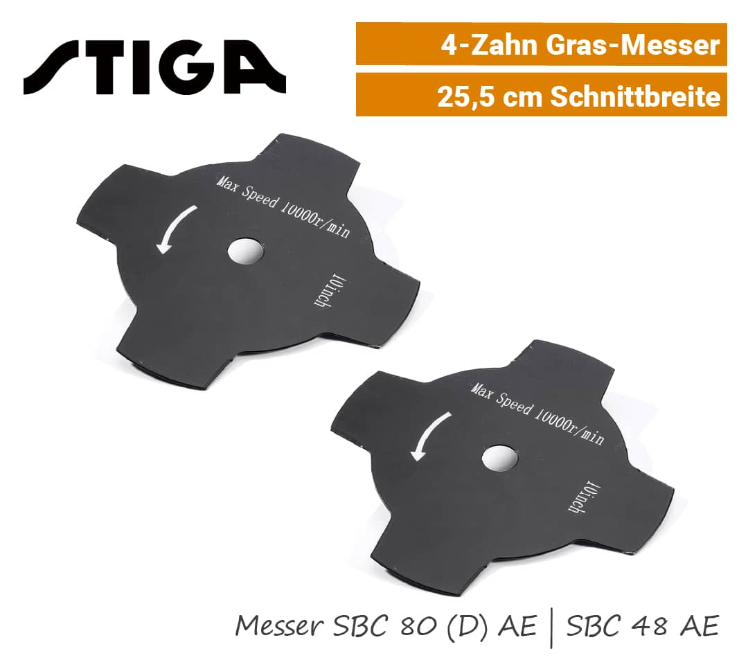 Stiga Messer Motorsense 80V 48V SBC 80 D AE SBC 48 AE EU9