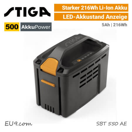 Stiga SBT-550 Akku 5Ah 500-Serie EU9