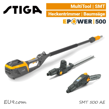 Stiga SMT 500 AE Multi-Tool Akku-Heckenschere Baumsäge EPower EU9