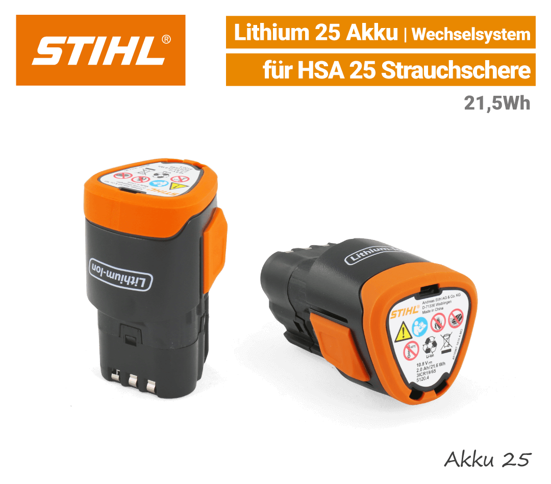 Stihl Akku 25 für HSA 25 EU9