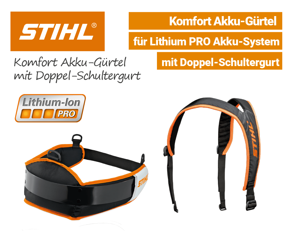 Stihl Akku-Gürtel mit Schultergurt Li-Ion Pro EU9