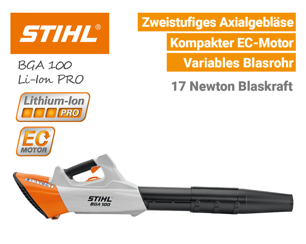 Stihl BGA 100 Akku-Laubbläser Lithium-Ion PRO - EU9