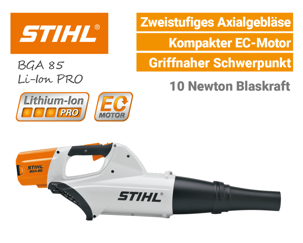 Stihl BGA 85 Akku-Laubbläser Li-Ion PRO - EU9