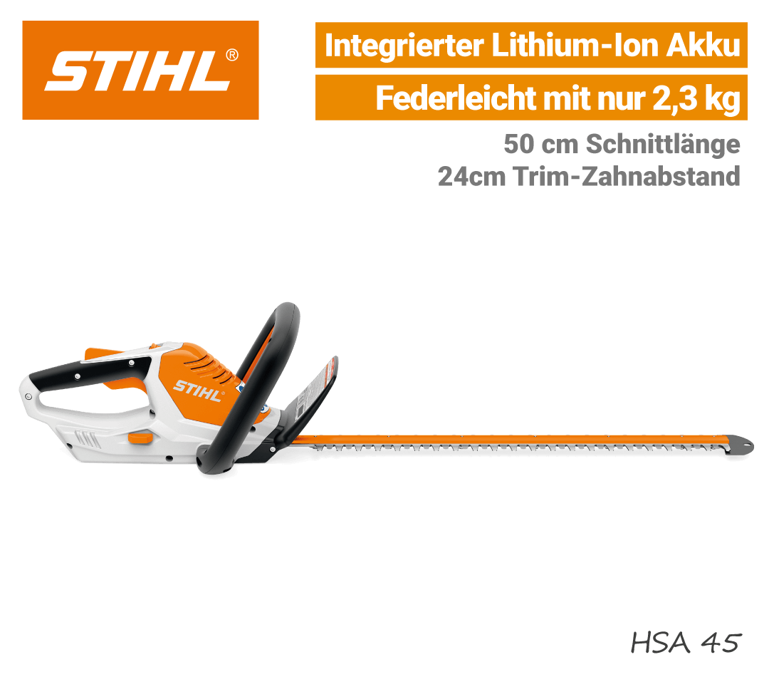 Stihl HSA 45 Akku-Heckenschere EU9