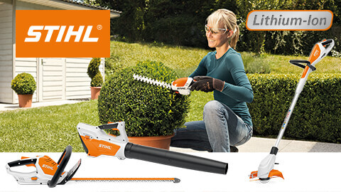 Stihl Lithium Akku-Gartengeräte EU9