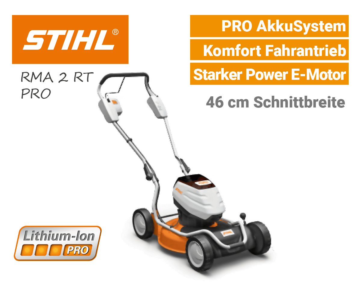 Stihl RMA 2 RT Akku Mulchmäher PRO AkkuSystem EU9