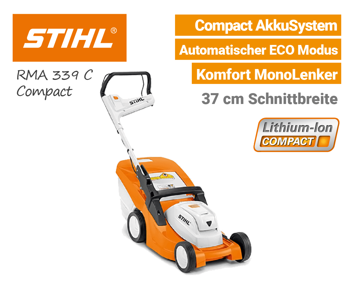 Stihl RMA 339 C Akku-Rasenmäher Compact-AkkuSystem EU9