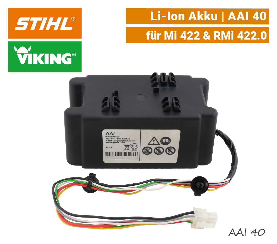 Stihl Viking Akku AAI 40 Mi 422 RMi 422 EU9