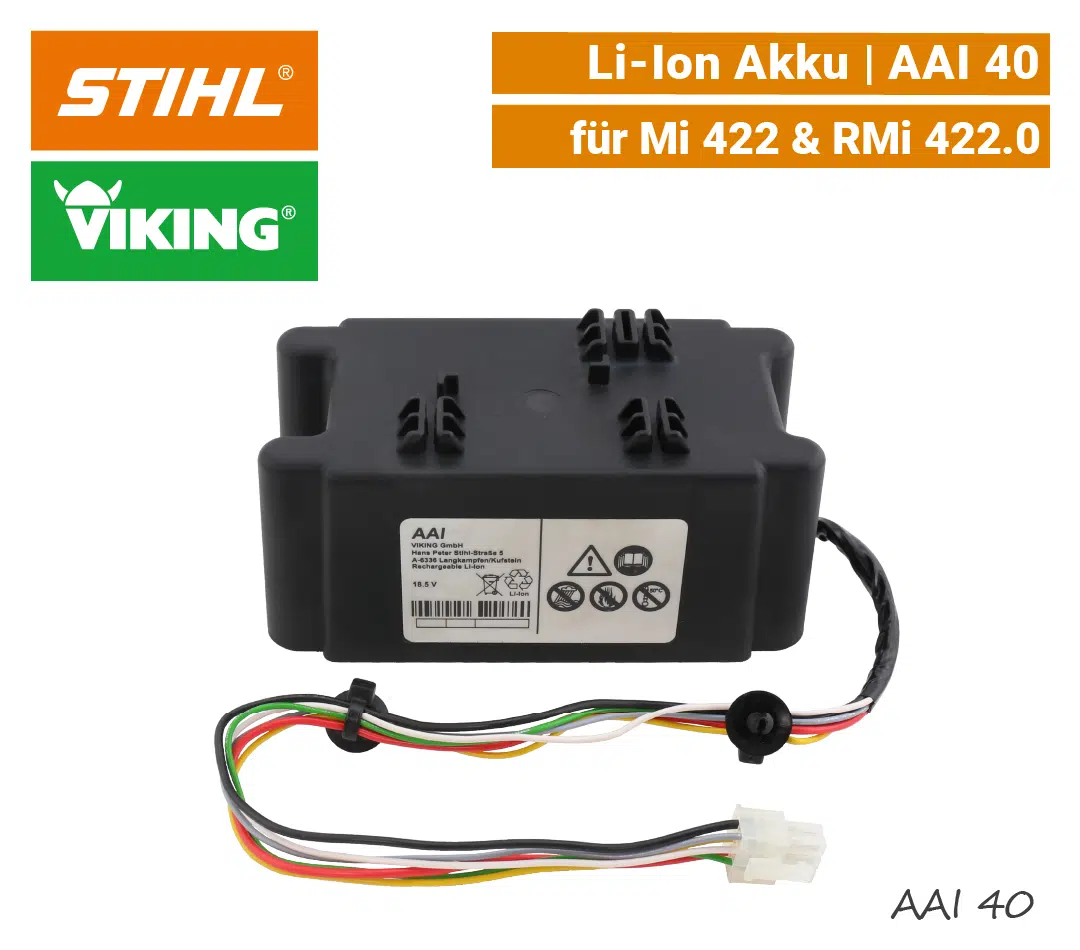 Stihl Viking Akku AAI 40 Mi 422 RMi 422 EU9