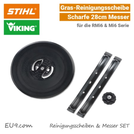 Stihl Viking Messer Gras-Reinigungsscheibe iMow Mi 632 & RMi 632 SET EU9