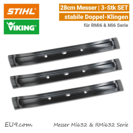 STIHL Viking Messer iMow Mi 632 & RMi 632 - 3-Stk SET EU9