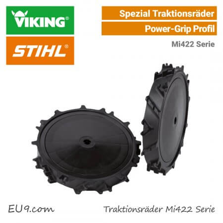 Stihl-Viking Traktions-Räder ART-220 Grip-Räder Mi422 RMi422 EU9