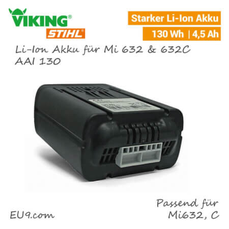 Viking Li-Ion Akku AAI-130 Mi 632 iMow 6309-400-6510